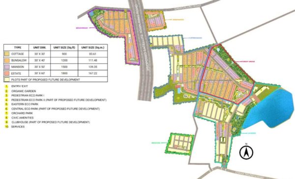 Godrej Woodland Plots in Sarjapur Road Master Plan