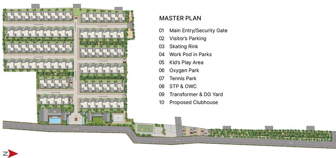 Sobha Oakshire Master Plan